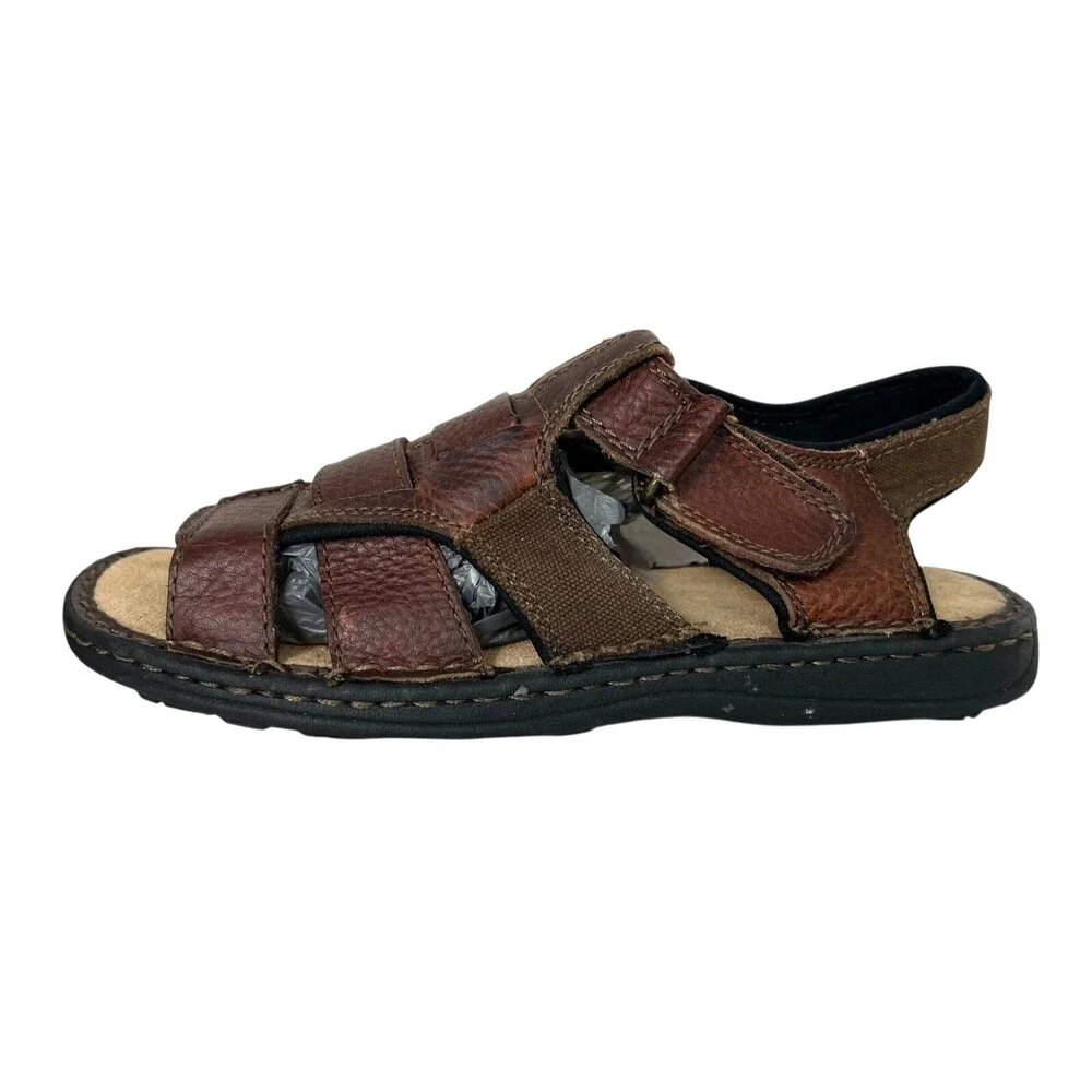 Earth Spirit Willie Fisherman Sandals  Men's 8  Brown Lightweight  Dad Sandals